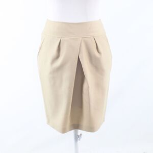 Bastet khaki wool pleated skirt IT38